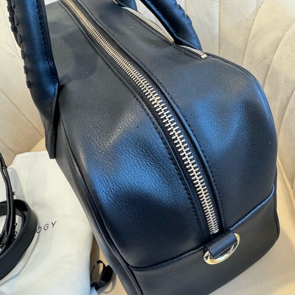 EUC LEATHEROLOGY PARKER SATCHEL BLACK - Picture 5 of 13